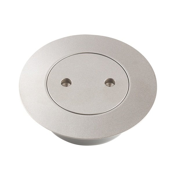 画像1: SANEI/三栄水栓 H522-40 バス・空調用品 掃除口 フラット型ステンレスツバ広掃除口 (1)