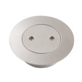 画像: SANEI/三栄水栓 H522-100 バス・空調用品 掃除口 フラット型ステンレスツバ広掃除口