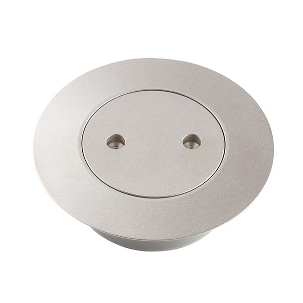 画像1: SANEI/三栄水栓 H522-100 バス・空調用品 掃除口 フラット型ステンレスツバ広掃除口 (1)