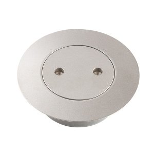 画像: SANEI/三栄水栓 H522-125 バス・空調用品 掃除口 フラット型ステンレスツバ広掃除口