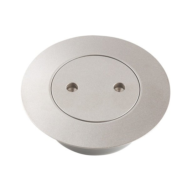 画像1: SANEI/三栄水栓 H522-125 バス・空調用品 掃除口 フラット型ステンレスツバ広掃除口 (1)