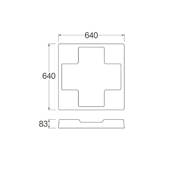 画像2: SANEI/三栄水栓 H5410N-W-640 洗濯機用品 洗濯機パン 洗濯機パン ホワイト (2)