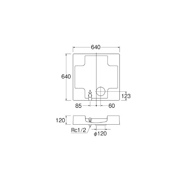 画像2: SANEI/三栄水栓 H5410S-W-640 洗濯機用品 洗濯機パン 洗濯機パン(洗濯機用水栓付) ホワイト (2)