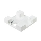 画像: SANEI/三栄水栓 H5410S6-W-600 洗濯機用品 洗濯機パン 洗濯機パン(洗濯機用水栓付) ホワイト