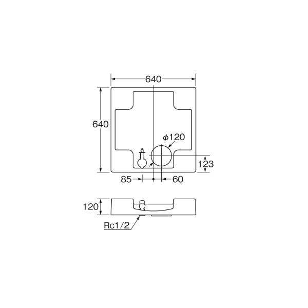 画像2: SANEI/三栄水栓 H5410S6-W-640 洗濯機用品 洗濯機パン 洗濯機パン(洗濯機用水栓付) ホワイト (2)
