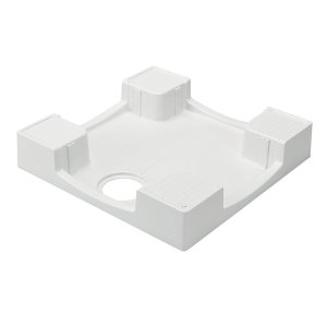 画像: SANEI/三栄水栓 H5412-W-640 洗濯機用品 洗濯機パン 洗濯機パン ホワイト