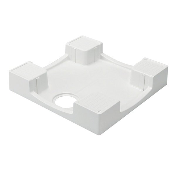 画像1: SANEI/三栄水栓 H5412-W-640 洗濯機用品 洗濯機パン 洗濯機パン ホワイト (1)