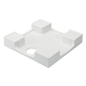 画像: SANEI/三栄水栓 H5412-W-700 洗濯機用品 洗濯機パン 洗濯機パン ホワイト