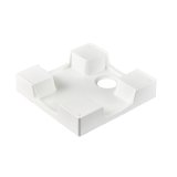 画像: SANEI/三栄水栓 H5412-W-600 洗濯機用品 洗濯機パン 洗濯機パン ホワイト