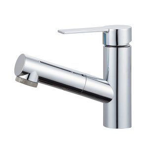 画像: SANEI/三栄水栓 K37532E6JK 混合栓 スプレー（シャワー）混合栓 シングルスプレー洗面混合栓(洗髪用) 寒冷地用