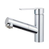 画像: SANEI/三栄水栓 K37532EJK 混合栓 スプレー（シャワー）混合栓 シングルスプレー混合栓(FB) 寒冷地用