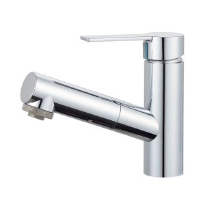 画像: SANEI/三栄水栓 K37532EJK 混合栓 スプレー（シャワー）混合栓 シングルスプレー混合栓(FB) 寒冷地用