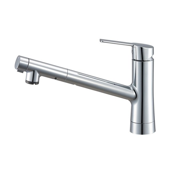 画像1: SANEI/三栄水栓 K87122ETJK 混合栓 スプレー混合栓 シングルワンホールスプレー混合栓 寒冷地用 (1)