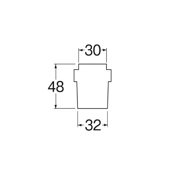 画像2: SANEI/三栄水栓 PH64-89T-I 洗濯機用品 洗濯機排水ホース 洗濯機排水ホースキャップ (2)