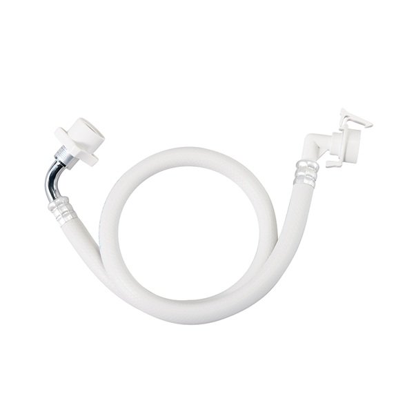 画像1: SANEI/三栄水栓 PT1706-1-0.8 洗濯機用品 洗濯機給水ホース ＦＢ自動洗濯機給水ホースL型 (1)