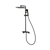 画像: SANEI/三栄水栓 SK18C-1S2-MDP-13 混合栓 壁付シャワー混合栓 サーモシャワー混合栓 URBAN TOWER マットブラック 受注生産品 §