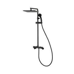 画像: SANEI/三栄水栓 SK18C-1S2-MDP-13 混合栓 壁付シャワー混合栓 サーモシャワー混合栓 URBAN TOWER マットブラック 受注生産品 §