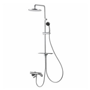 画像: SANEI/三栄水栓 SK18C-2S1 混合栓 壁付シャワー混合栓 サーモシャワー混合栓 URBAN TOWER クロム