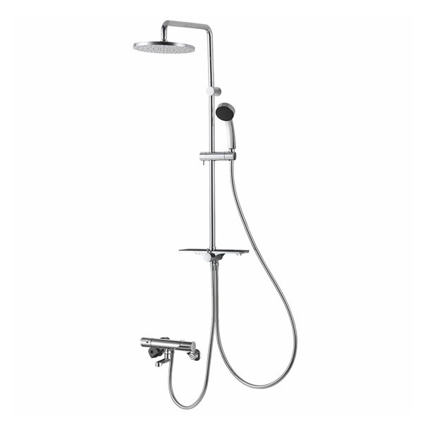 画像1: SANEI/三栄水栓 SK18C-2S1 混合栓 壁付シャワー混合栓 サーモシャワー混合栓 URBAN TOWER クロム (1)