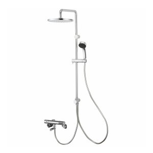 画像: SANEI/三栄水栓 SK18C-2S3 混合栓 壁付シャワー混合栓 サーモシャワー混合栓 URBAN TOWER クロム