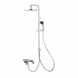 画像: SANEI/三栄水栓 SK18CK-2S3 混合栓 壁付シャワー混合栓 サーモシャワー混合栓 URBAN TOWER 寒冷地用 クロム