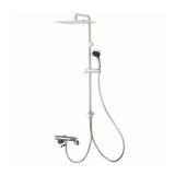 画像: SANEI/三栄水栓 SK18C-2S4 混合栓 壁付シャワー混合栓 サーモシャワー混合栓 URBAN TOWER クロム