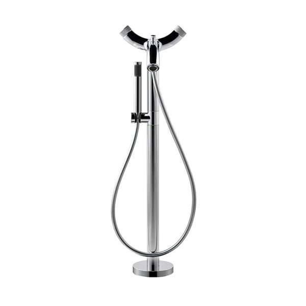 画像1: SANEI/三栄水栓 SK8500-13 混合栓 デザイン水栓 ツーバルブシャワー混合栓(立上げ式) 受注生産品 § (1)