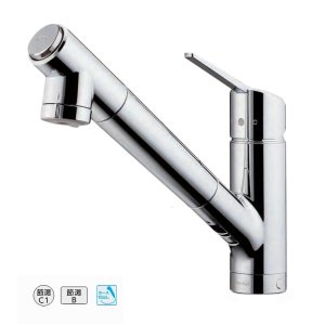 画像: タカギ JY296MN-9NTF 蛇口一体型浄水器 シングルレバー混合栓 (ワンホール型) メッキ 水受けボックス不要タイプ みず工房クローレ