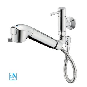 画像: タカギ JL346MN 単水栓 (引出型) メッキ 蛇口一体型浄水器 みず工房 クリーンシリーズ