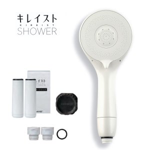 画像: タカギ JS460PWH キレイストシャワー 本体セット パールホワイト 白 サイクロンバブルミストシャワー ウルトラファインバブル