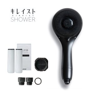 画像: タカギ JS460BKH キレイストシャワー 本体セット ブラック 黒 サイクロンバブルミストシャワー ウルトラファインバブル