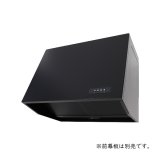 画像: ノーリツ NFG6B08PBA レンジフード ブーツ型(プロペラファン) 60cmタイプ ブラック 前幕板別売 ♪