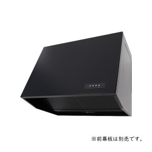 画像: ノーリツ NFG6B08PBA レンジフード ブーツ型(プロペラファン) 60cmタイプ ブラック 前幕板別売 ♪