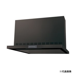 画像: 『本州のみ配送可』高須産業 WDS-756CDHM(K)L/R レンジフード 幅750mm シロッコファン スリム型フード 背梁対応タイプ φ150 前幕板付属 ブラック 受注品♪§