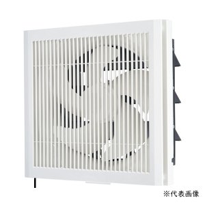 画像: 三菱 EX-25LK10-C 換気扇 標準換気扇 クリーンコンパック エクストラグレード 格子タイプ 連動式シャッター 引きひも付 ホワイト (EX-25LK9-C 後継品)