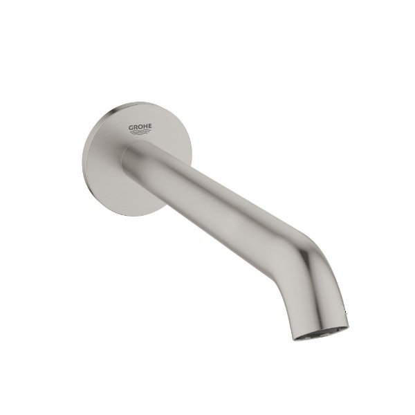 画像1: グローエ 13449DC1J 浴室用水栓 エッセンス・壁出バス吐水口1/2” スーパースチール ※受注生産品 § (1)