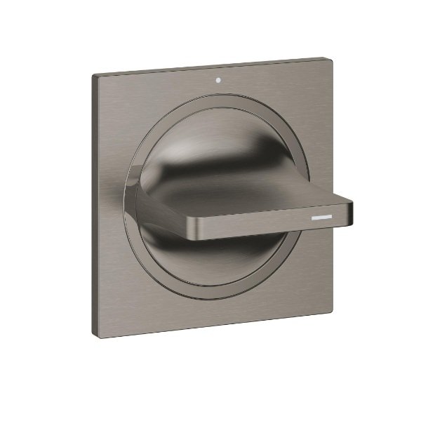 画像1: グローエ 19334AL1J 浴室用水栓 アリュール・埋込ストップバルブ化粧部 ブラッシュドハードグラファイト (1)