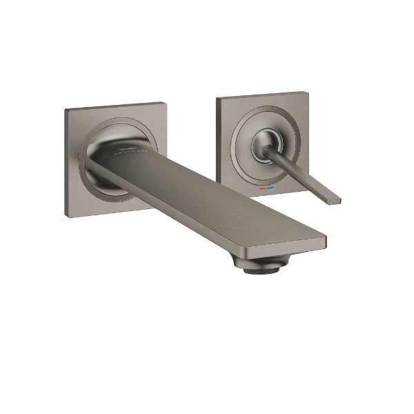 画像1: グローエ 19386AL2J 洗面用水栓 アリュール・シングルレバー壁出洗面混合栓 Mサイズブラッシュドハードグラファイト (1)