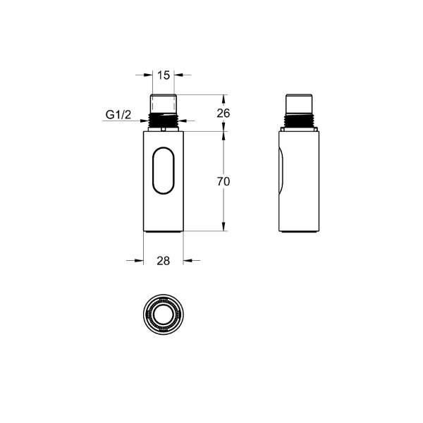 画像2: グローエ A-11917 キッチン用水栓 キッチンスプレーヘッド（ミンタソフトスプレータイプ） (2)
