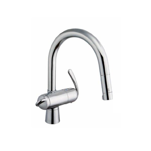 画像1: グローエ JP192605 キッチン用水栓 ゼドラ・浄水器兼用 シングルレバー キッチン混合栓 (1)