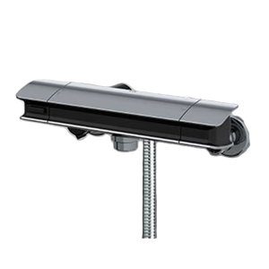 画像: KVK FTB310KWFHST サーモスタット式シャワー 撥水 メッキワイドシャワー付