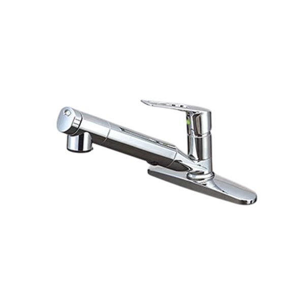 画像1: KVK KM5091TECJS 浄水器内蔵用シングルシャワー付混合栓 (eレバー) (1)