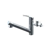 画像: KVK KM6001ZEC2TU 浄水器内蔵用シングルシャワー付混合栓 (eレバー) (分岐止水栓付) 寒冷地用