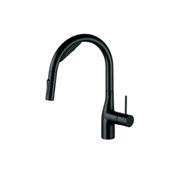 画像1: KVK KM6092DECM5 ビルトイン浄水器用シングルシャワー付混合栓 (Wセンサー付) (ｅレバー) マットブラック 電池タイプ (1)