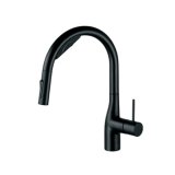 画像: KVK KM6092DSCECM5 ビルトイン浄水器用シングルシャワー付混合栓 (Wセンサー付) (ｅレバー) マットブラック 電池タイプ 浄水カートリッジセット付
