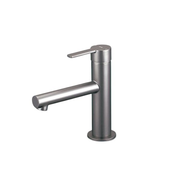 画像1: KVK MSL190DERG シングル混合栓 アイアングレー (1)