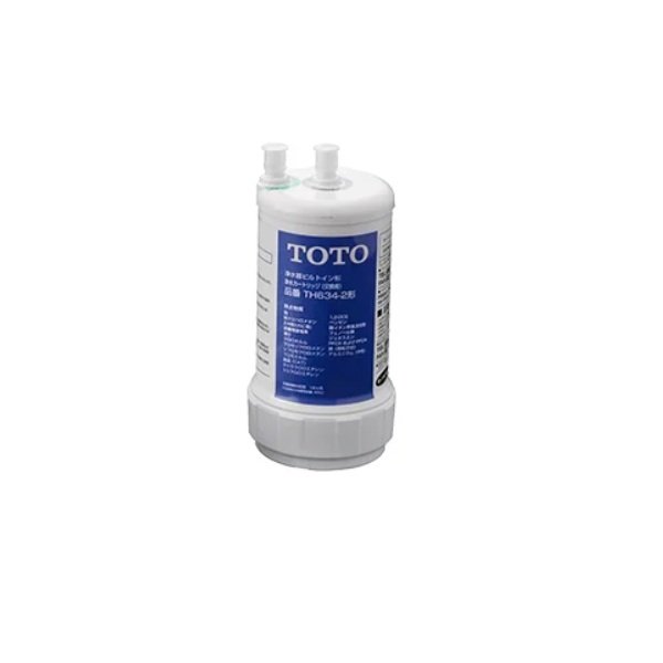 画像1: TOTO TH634-2 浄水カートリッジ 取り替え用 20物質除去 ビルトイン形 (1)