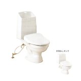 画像: ジャニス工業 便器 + タンク + 温水洗浄便座 [SC0812-PGB + SV2003-0EH + JCS-630ENN BW1] 壁排水タイプ 手洗無 袖操作 ピュアホワイト BMシリーズ ♪