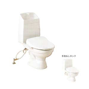 画像: ジャニス工業 便器 + タンク + 温水洗浄便座 [SC0812-PGB + SV2003-0EH + JCS-630ENN BW1] 壁排水タイプ 手洗無 袖操作 ピュアホワイト BMシリーズ ♪