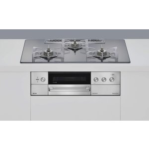 画像: リンナイ 『 RHS72W39M13RCSTW 都市ガス』 ビルトインコンロ 幅75cm DELICIA(デリシア) 強火力(左・右) プラチナミラー ザ・ココット付属 ♪